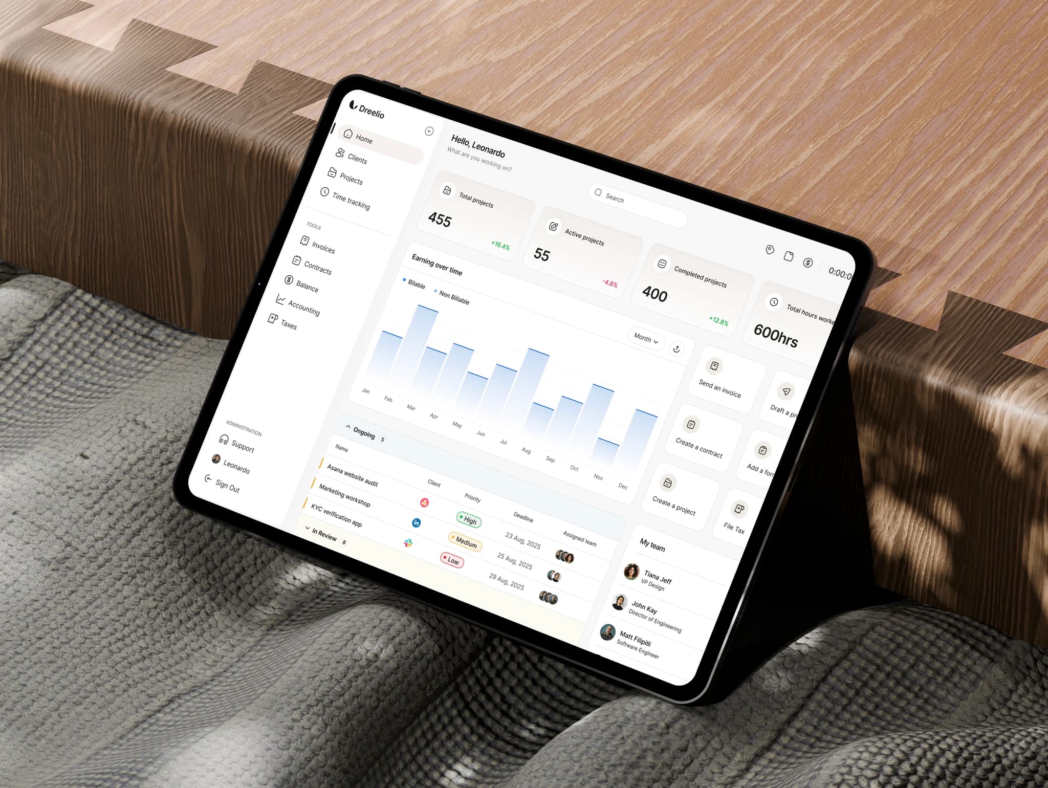 Giao diện web CRM Nestlé